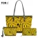 Forudesigns 3PCS Women's Handbag Set Hawaiian Polynesian Samoan Tribe Pattern Pu Leather Ladies Handbag Oulder Bags
