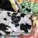 Vintage H Women Crossbody Mesger Bags Cow Pattern Ladies Sml Handbags Fe Clutch Se Oulder Bag
