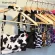 Vintage H Women Crossbody Mesger Bags Cow Pattern Ladies Sml Handbags Fe Clutch Se Oulder Bag