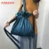 Asseac New Women Oulder Bag Fe Handbag Wild Girl Cute Mmer Dratring Oulder Bag Smooth Bag