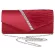 Ladies Diamond Ruffle Party Prom Brid Ning Envelope Clutch Bag Ly6682 Red