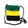 Rasta Bag Mobile Jamaica Flag Shoulder Button, Jamaica Flag Crocheted Bag