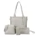 bolsa feminina women bag 2019 Fashion Four-Piece Shoulder Bag Messenger Bag Wallet Handbag New 2N19
