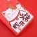 Cute Lucky Cat Zipper Wallet Lovely Blessing Dog Cat Card Holder Clutch Pu Long Design Coin Purses Money Bag New Year Gift