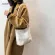 Pu Leather Crossbody Bags Solid Cr Mmer Lady Braided Strap Bucet Fe Totes For Women Trend