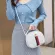 New Women SML ROUNF SG OULDER STRIPES MESSAGER CROSSBIDY BAG HANDBAG