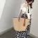 Handmade Women's Oulder Bag Bohian Large Capacity Wen Handbag Mmer Strawach Bags FE NITTED TASEL TOTE BAG