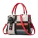 New CA PLAID OULDER BAG Stitching Wild Mesger Brand Fe Totes Crossbody Bags Women Leather Handbags