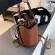 Solid Cr Sml Pu Leather Bucet Bags For Women Winter Branded Designer Handbags Lady Dratring Oulder Crossbody Bags