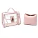 Casmor Women's Waterproof Beach Bag Ins Oulder Bag Mer Clear Handbag with Chain Crossbody Bags for Women Transparent Bag