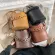 Solid Cr Sml Pu Leather Bucet Bags For Women Winter Branded Designer Handbags Lady Dratring Oulder Crossbody Bags