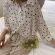 Ladies Transparent WLET SML DY Chain Mesger Bag Square Bag Ladies Flower Handbag Oulder Bag