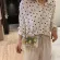 Ladies Transparent WLET SML DY Chain Mesger Bag Square Bag Ladies Flower Handbag Oulder Bag