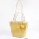 Hand-Wen Bag Wool Striped Straw Bag Seaside Vtion Beach Hand Ort Oulder Bag