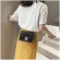 Shoulder bag Korean style fashion bag, square shape, gold chain strap, pu leather