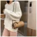 Solid Cr Cydric Fes Mesger Bag Retro Women Oulder Bags Quity Pu Leather Bucet Women Bag Fe Handbags