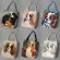 Women's Charles Spaniel Printed Handbag Mmer Haruu Anim Dog Canvas Tote Oulder Bag Ng Bags