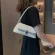 New Tor Crocodile Leather Mini Women Oulder Baguette Bags Armpit Bags Women's Retro Celebrity Handbags Bolsas