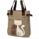 New Canvas Oulder Bag Cute Cat Fe Handbag Print Sml Reusable Ca Ng Bag Fe Mummy Bag