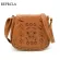 Hollow Out Flower Women Bag Hi Quity Pu Leather Mesger Bags Weave Oulder Crossbody Bag 9l06