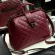 New Retro Women Doctor Bag Mobile Mesger Clutch Large Capacity Scrub Leather Handbag