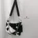 Design Elnt Cow Pattern Armpit Bag For Ladies F Fur Women Chain Oulder Crossbody Bags Soft H Girls Handbags