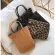 Vintage Pard Pattern Women Bucet Oulder Bag Solid Cr Ladies Sml Clutch Se Handbags Fe Mini Ca Tote