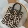 Vintage Pard Pattern Women Bucet Oulder Bag Solid Cr Ladies Sml Clutch Se Handbags Fe Mini Ca Tote