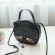 Hand-Held Sml Round Bag Cross-Bag Young Girl With A Cat Oulder Bag