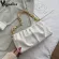 Chains Oulder Bag For Women Pleated Cloud Bags Soft Pu Baguette Bag Solid Cr Handle Bag Fe Ng Sml Totes