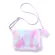 Student Belt Zier Cartoon Oulder Bag Girl Prey Style H Crossbody Bag For Phone Square Rainbow Fur Flap Se