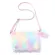 Student Belt Zier Cartoon Oulder Bag Girl Prey Style H Crossbody Bag for Phone Square Rainbow Flat SE