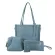 Women's Handbags 4 Pcs/set Posite Bags Handbag Women Oulder Bags Fe Totes Wlet Large Capacity Crossbody Bags