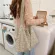 Woman Oulder Bags Orean Ins Sml Flor Canvas Bag Student Literature Portable Eco Bag Ng Beach Bags