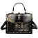 Retro Serpentine Chain Square Crossbody Bags for Women Handbag Print Pu Leather Oulder Bag Fe Snae Mesger Bag