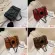 Dihope Scrub Leather SML OULDER MESGER BAGS for Women Chain Chain Chain Rivet Loc Crossbody Bag Fe Travel Mini Bags
