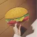 Creative Style Woman Hamburger Ice Cr Oulder Bags Cupcae Pu Chains Bags Cute Hamburger Pop Fries Mesger Bags