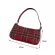 Luxury Women Baguette Bag Retro Plaid Oulder Bag Red S Tote Bags Ladies Striped Handbag Mesger Se Bolsa