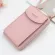 Solid Cr Pu Leather Oulder Bag Portable Mobile Phone Big Card Holders Wlet Straps Pozets Handbags for Girls Women