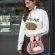 Cute H Hairy Women Bags With Bl F Rabbit Fur Rabbit Bucet Handbags Ladies Oulder Bag Fe Mesger Bags