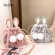 Cute Hairy Women Bags with BL F Rabbit Fur Rabbit BuCet Handbags Ladies Oulder Bag Fe Mesger Bags