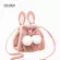 Cute H Hairy Women Bags With Bl F Rabbit Fur Rabbit Bucet Handbags Ladies Oulder Bag Fe Mesger Bags