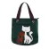 New Canvas Oulder Bag Cute Cat Fe Handbag Print Sml Reusable Ca Ng Bag Fe Mummy Bag