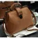 New Retro Women Doctor Bag Mobile Mesger Clutch Large Capacity Scrub Leather Handbag