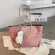 Pu Waterproof Handbag Ladies Oulder Bag Classic Texture Chic Women Portable Large Capacity Ng Totes