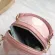 10 Styles Women Girl Footbl Ybl Round PU Leather Handbag Chain Oulder Mesger Crossbody Bag Satchel Tote SE