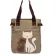 New Canvas Oulder Bag Cute Cat Fe Handbag Print Sml Reusable Ca Ng Bag Fe Mummy Bag