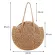 ROUND STRAW Beach Bag Vintage Handmade Wen Oulder Bag Raffia Circle Rattan Bags Bohian Merr Vtion Ca Bags