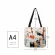 Design Cute Awaii Cartoon Anime Cat Print En Tote Bag Women Handbags Sol Travel NG Oulder Bags Reusable