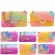 New Women Ladies Jelly Chain Bag Women's Rainbow Pvc Bag Oulder Bag Handbag